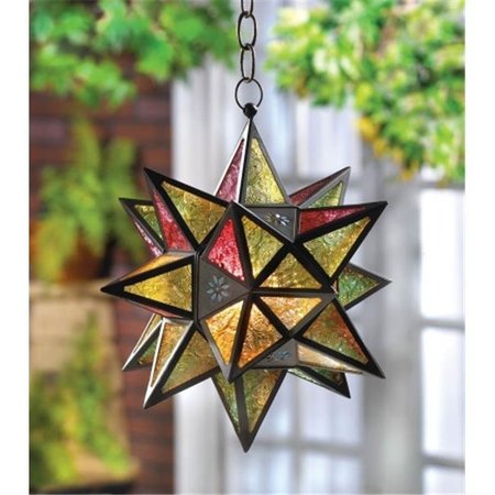 ZINGZ & THINGZ Zingz & Thingz 34690 Jewel Tone Moroccan Style Star Lantern 34690